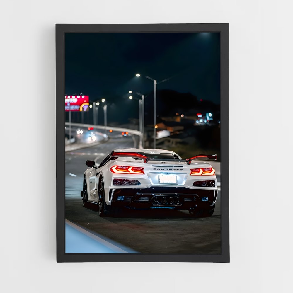 Poster Corvette stingray – affiche Chevrolet (vue 2)